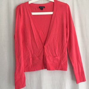 LAST CHANCE George / Crop red Cardigan Size S (4-6)